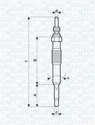 Obrázok żeraviaca sviečka MAGNETI MARELLI  062900027304