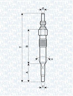Obrázok żeraviaca sviečka MAGNETI MARELLI  062900028304