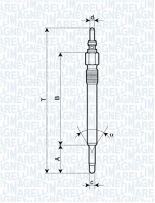 Obrázok żeraviaca sviečka MAGNETI MARELLI  062900057304