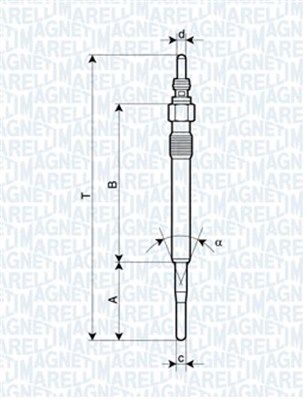 Obrázok żeraviaca sviečka MAGNETI MARELLI  062900058304