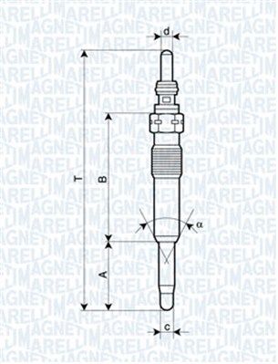 Obrázok żeraviaca sviečka MAGNETI MARELLI  062900071304