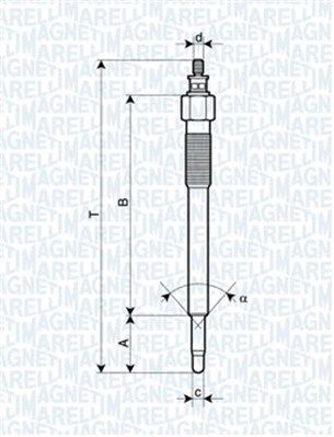 Obrázok żeraviaca sviečka MAGNETI MARELLI  062900075304