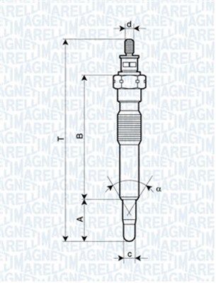Obrázok żeraviaca sviečka MAGNETI MARELLI  062900092304