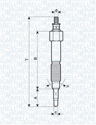 Obrázok żeraviaca sviečka MAGNETI MARELLI  062900093304