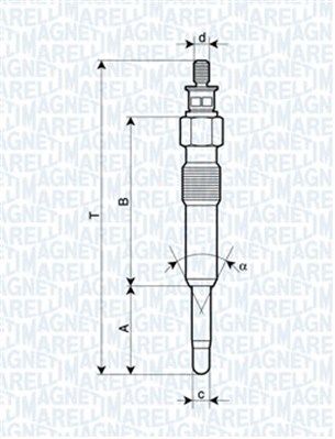 Obrázok żeraviaca sviečka MAGNETI MARELLI  062503901304