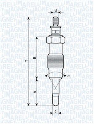 Obrázok żeraviaca sviečka MAGNETI MARELLI  062582804304