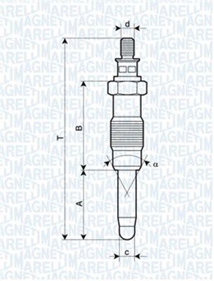 Obrázok żeraviaca sviečka MAGNETI MARELLI  062900010304