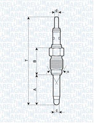 Obrázok żeraviaca sviečka MAGNETI MARELLI  062900084304