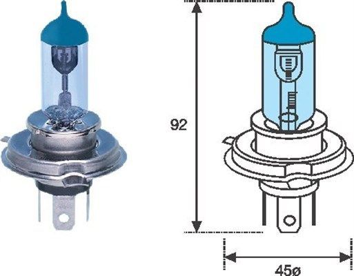Obrázok żiarovka MAGNETI MARELLI BLUE LIGHT 002602100000