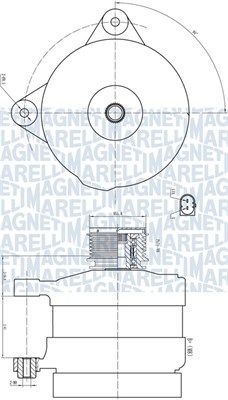 Obrázok Alternátor MAGNETI MARELLI  063732188010