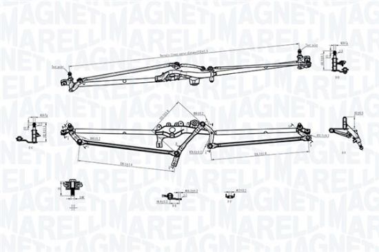 Obrázok Mechanizmus stieračov MAGNETI MARELLI  085570703010