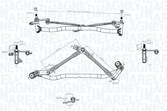 Obrázok Mechanizmus stieračov MAGNETI MARELLI  085570746010
