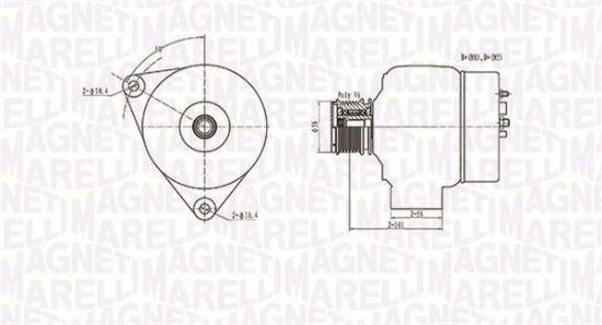 Obrázok Alternátor MAGNETI MARELLI  063731209010