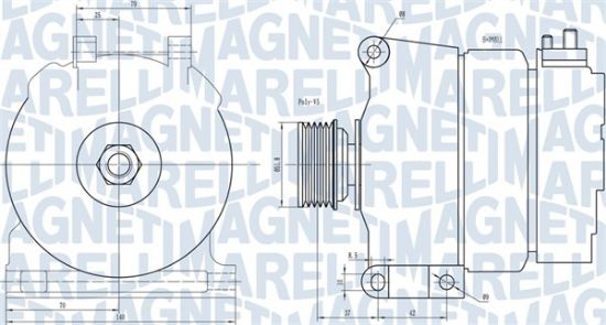 Obrázok Alternátor MAGNETI MARELLI  063731342010