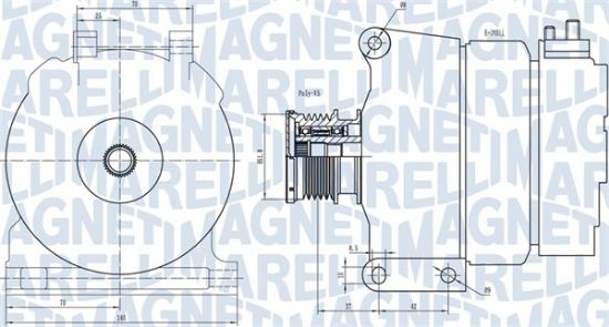 Obrázok Alternátor MAGNETI MARELLI  063731390010