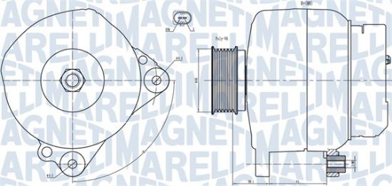 Obrázok Alternátor MAGNETI MARELLI  063731445010