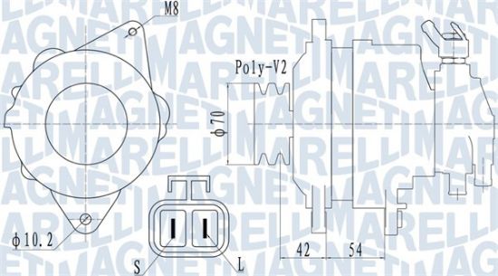 Obrázok Alternátor MAGNETI MARELLI  063731533010