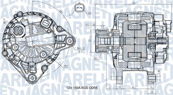 Obrázok Alternátor MAGNETI MARELLI  063731617810