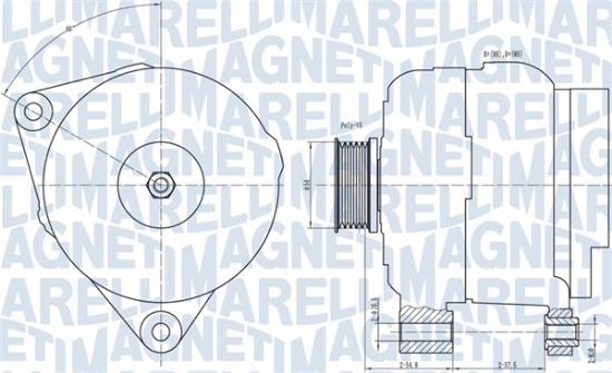 Obrázok Alternátor MAGNETI MARELLI  063731658010