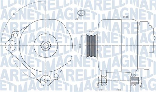 Obrázok Alternátor MAGNETI MARELLI  063731992010