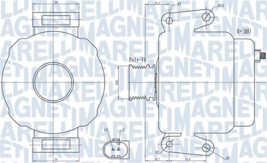 Obrázok Alternátor MAGNETI MARELLI  063732007010