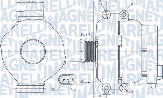 Obrázok Alternátor MAGNETI MARELLI  063732009010
