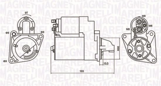 Obrázok żtartér MAGNETI MARELLI  063721053010