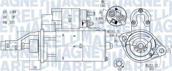 Obrázok żtartér MAGNETI MARELLI  063721114010