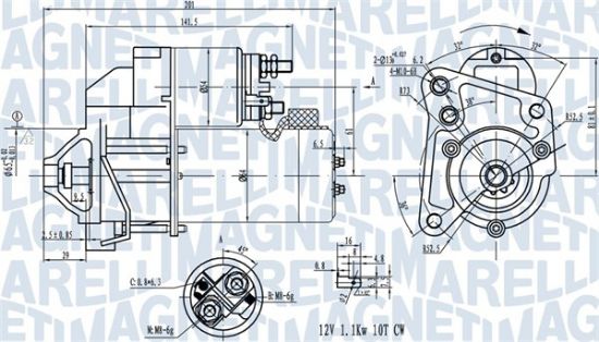 Obrázok żtartér MAGNETI MARELLI  063720681010