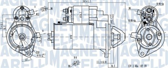 Obrázok żtartér MAGNETI MARELLI  063720976010