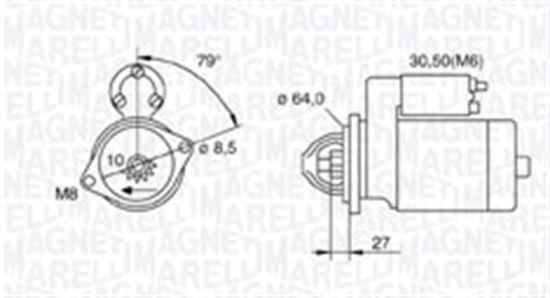 Obrázok żtartér MAGNETI MARELLI  063721511010