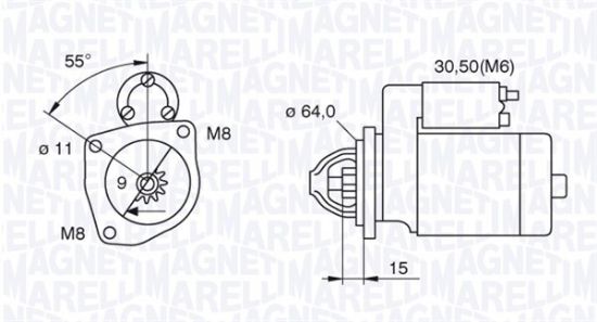Obrázok żtartér MAGNETI MARELLI  063521070910