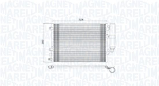 Obrázok Kondenzátor klimatizácie MAGNETI MARELLI  350203893000