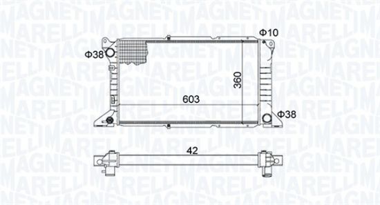 Obrázok Chladič motora MAGNETI MARELLI  350213163800