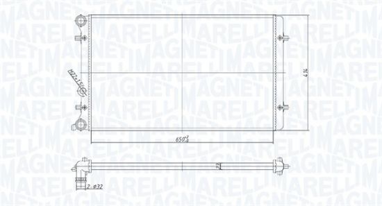 Obrázok Chladič motora MAGNETI MARELLI  350213190800
