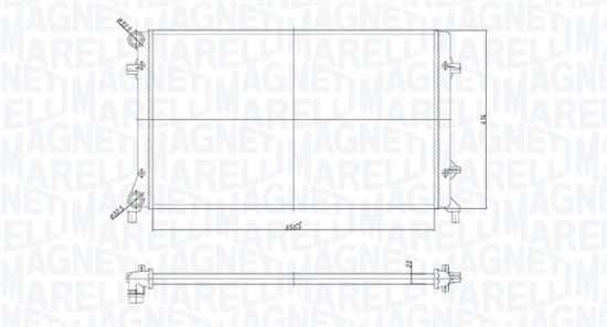 Obrázok Chladič motora MAGNETI MARELLI  350213853000
