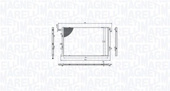 Obrázok Chladič motora MAGNETI MARELLI  350213217000