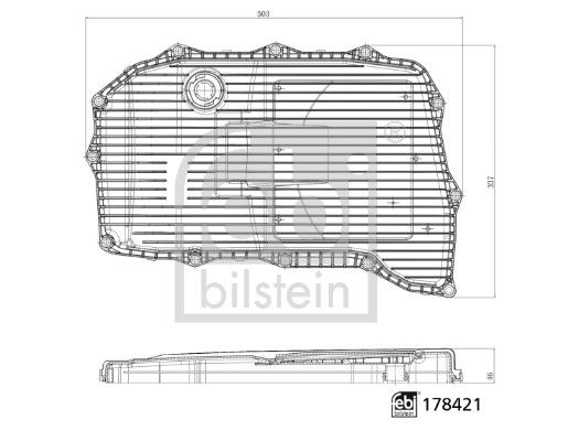 Obrázok Hydraulický filter automatickej prevodovky FEBI BILSTEIN febi Plus 178421