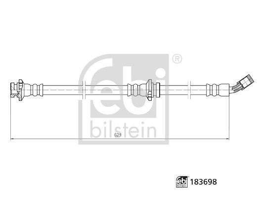 Obrázok Brzdová hadica FEBI BILSTEIN  183698