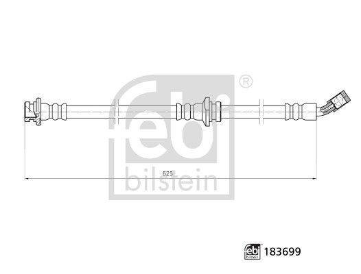 Obrázok Brzdová hadica FEBI BILSTEIN  183699