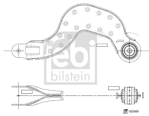 Obrázok Rameno zavesenia kolies FEBI BILSTEIN  185909