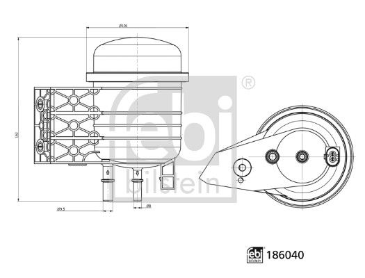 Obrázok Palivový filter FEBI BILSTEIN  186040