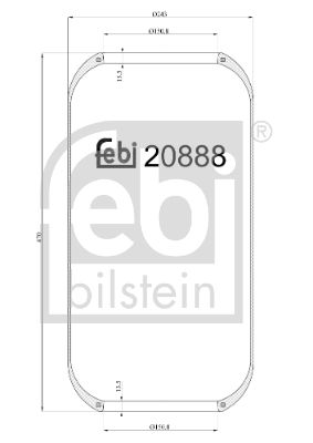 Obrázok Mech pneumatického prużenia FEBI BILSTEIN  20888