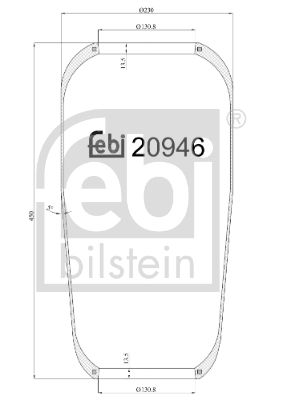 Obrázok Mech pneumatického prużenia FEBI BILSTEIN  20946