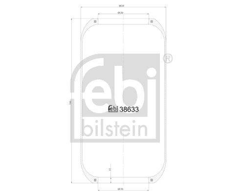 Obrázok Mech pneumatického prużenia FEBI BILSTEIN  38633
