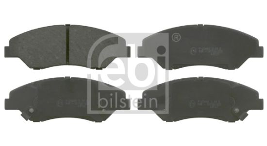 Obrázok Sada brzdových platničiek kotúčovej brzdy FEBI BILSTEIN  16557
