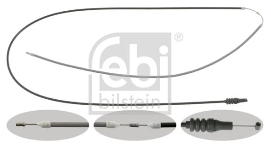Obrázok Lanko pre otváranie kapoty motora FEBI BILSTEIN febi Plus 26682