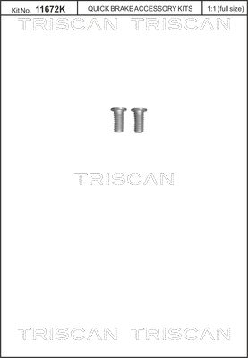 Obrázok Skrutka brzdového kotúča TRISCAN  8105116013