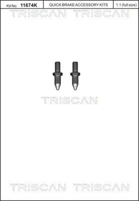 Obrázok Skrutka brzdového kotúča TRISCAN  8105116015