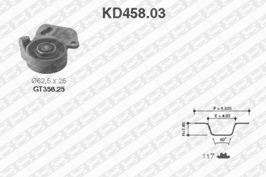 Obrázok Sada ozubeného remeňa SNR  KD45803